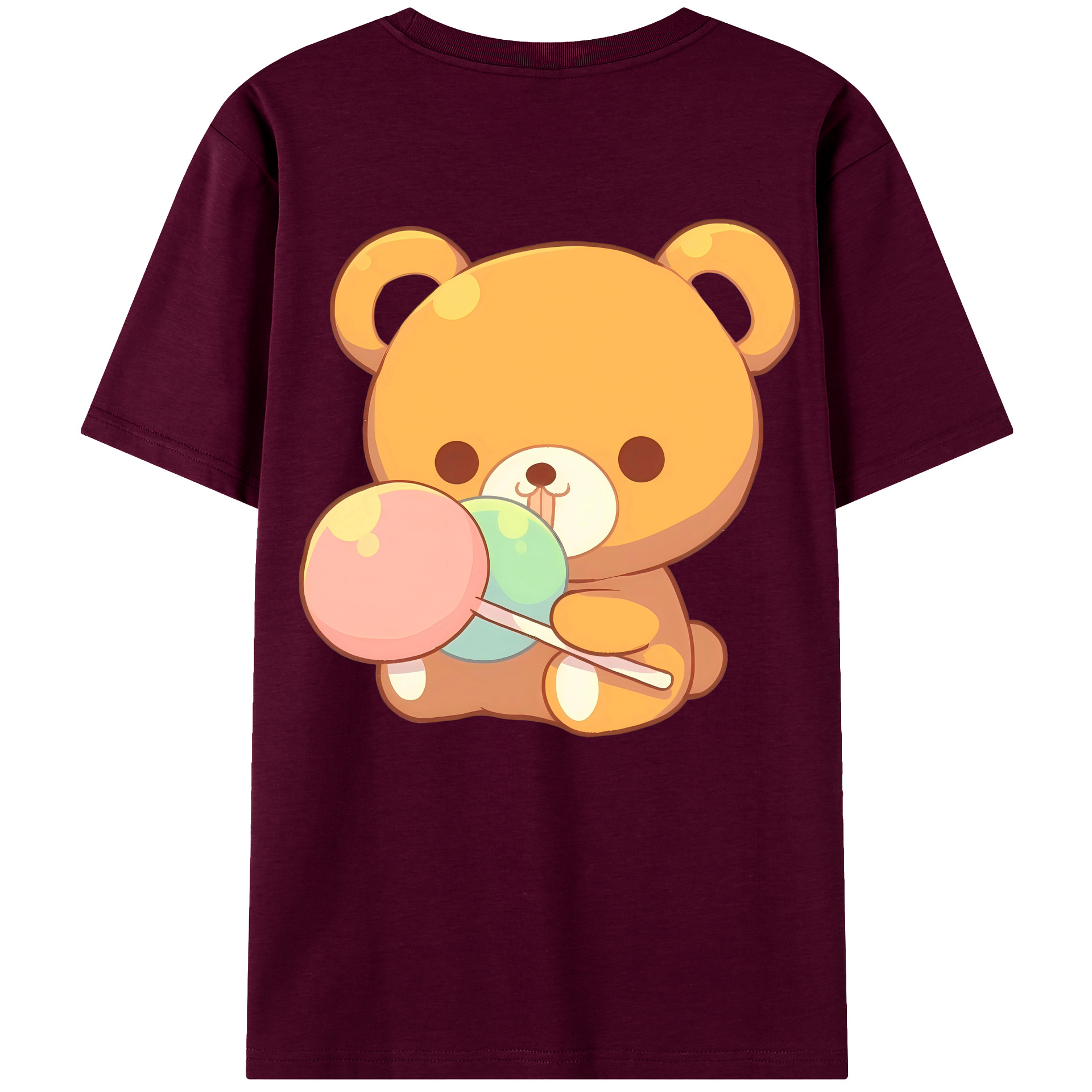 （画像用） リラックマ リラックマ キイロイトリ Rilakkuma Korilakkuma Kiiroitori レディース半袖Tシャツ(バックプリント)
